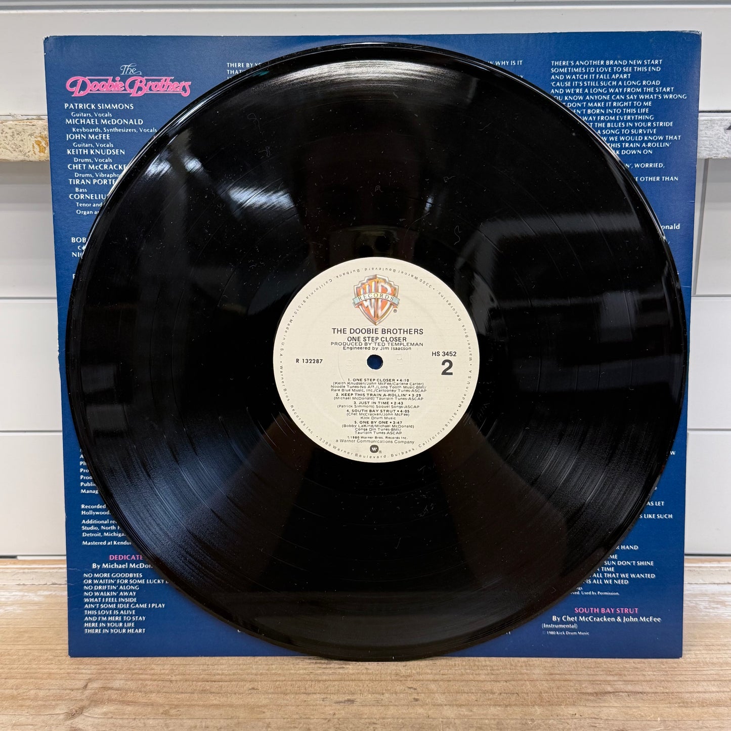The Doobie Brothers One Step Closer Vinyl LP 1980 #HS 3452