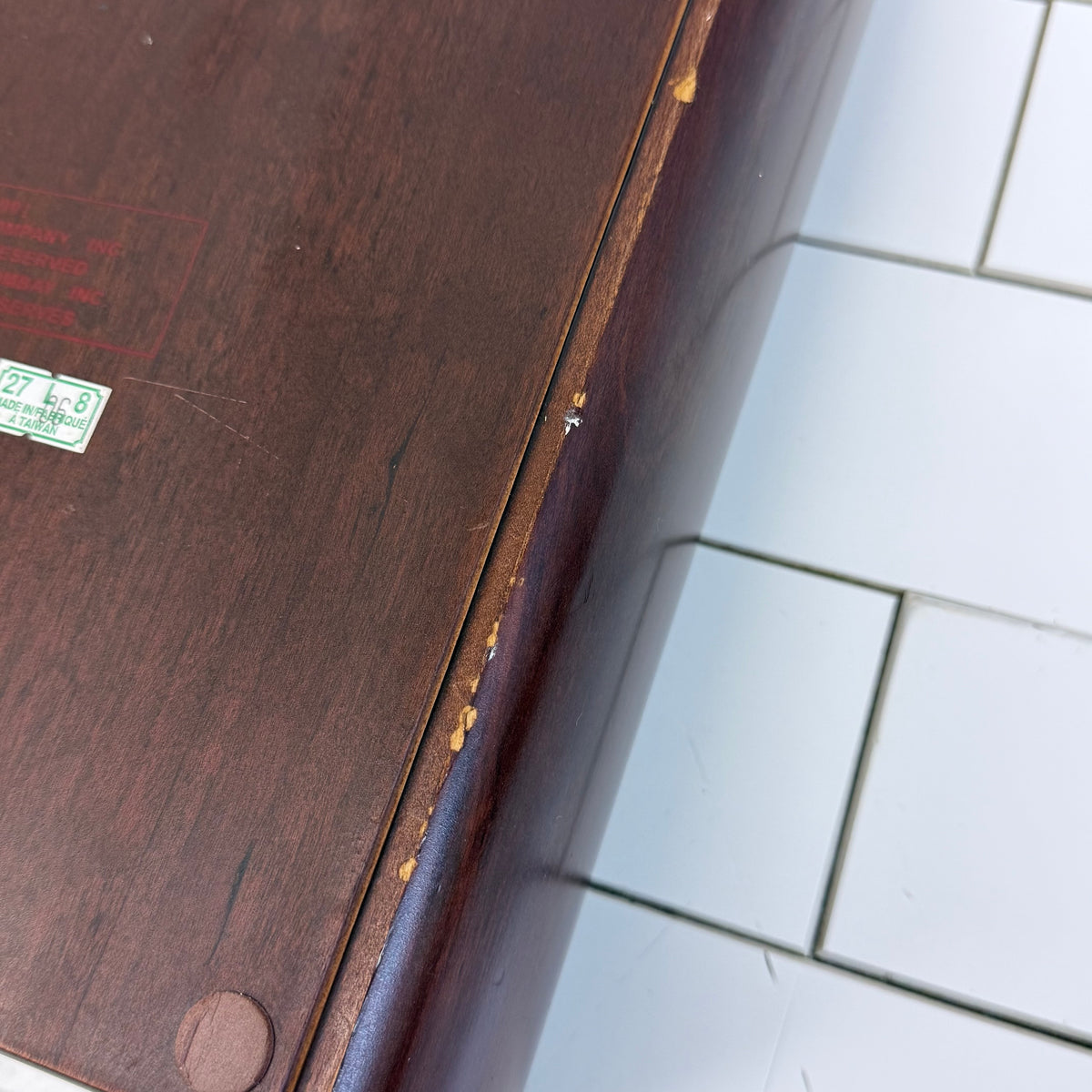 Bombay Company Wood Document Keepsake Box 1991