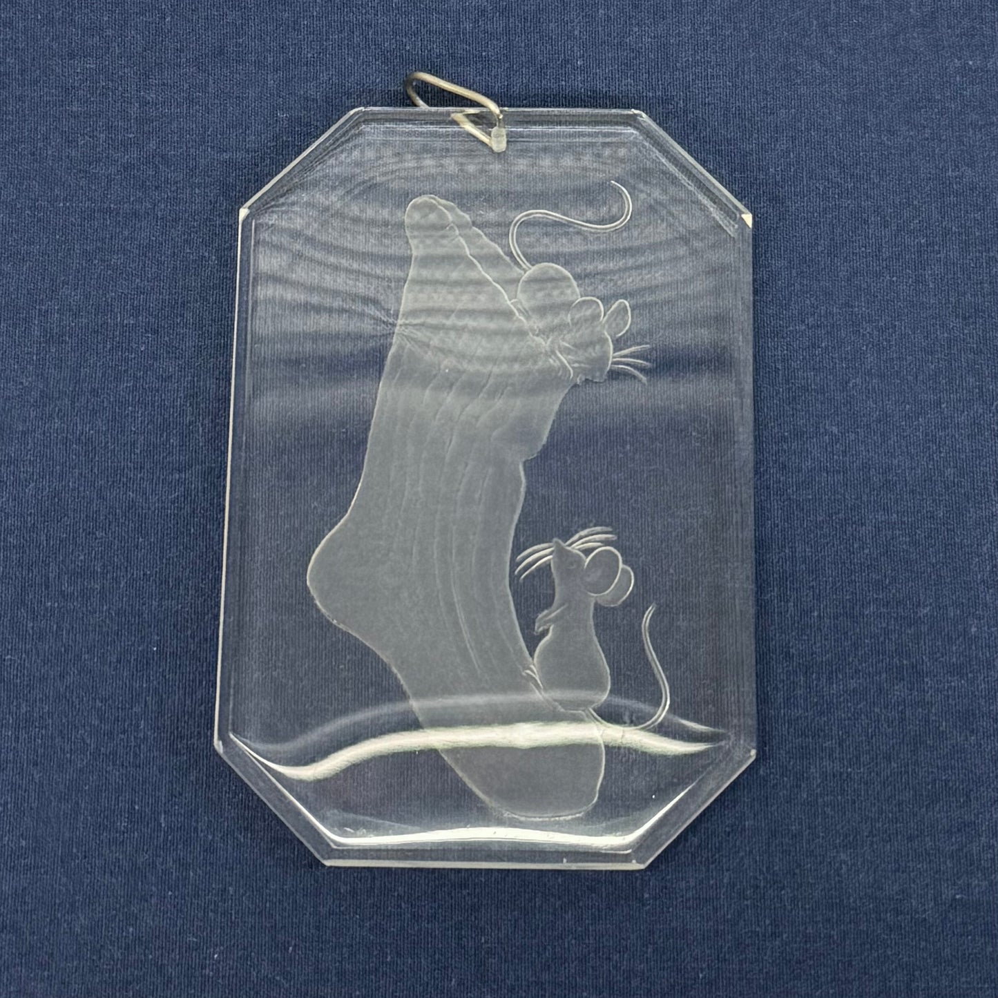 Ball Corp. Christmas Mouse Ornament, Acrylic