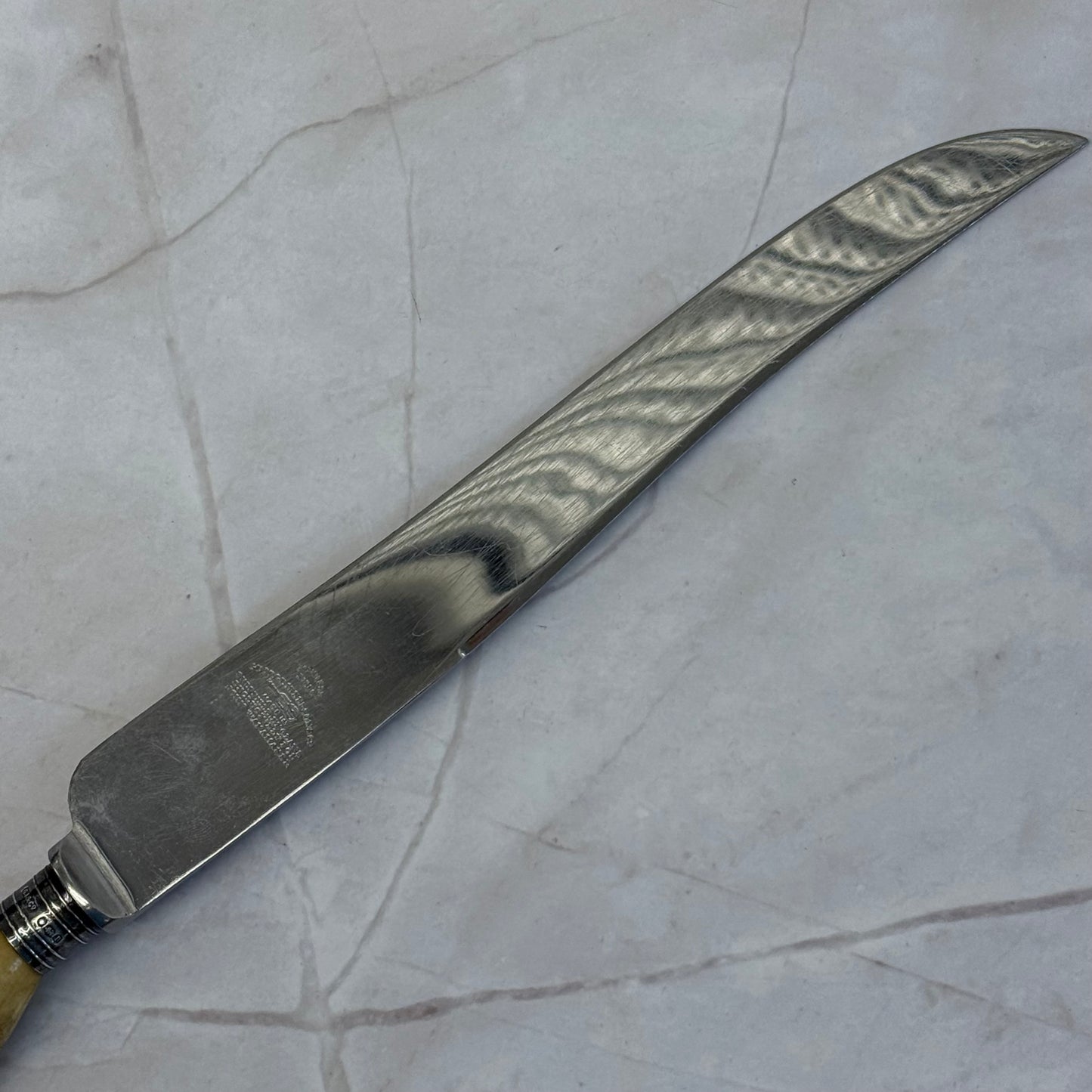 George Ibberson & Co. Carving Knife & Fork, Antler Handle