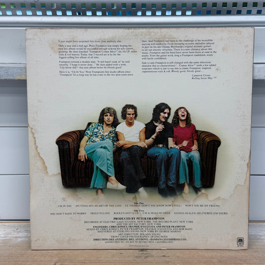 Peter Frampton I'm In You Vinyl Record LP 1977 #SP-4704