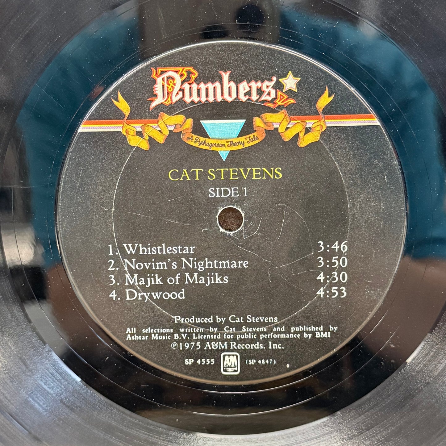 Cat Stevens Numbers Vinyl Record w/ Picture Book 1975 #SP 4555