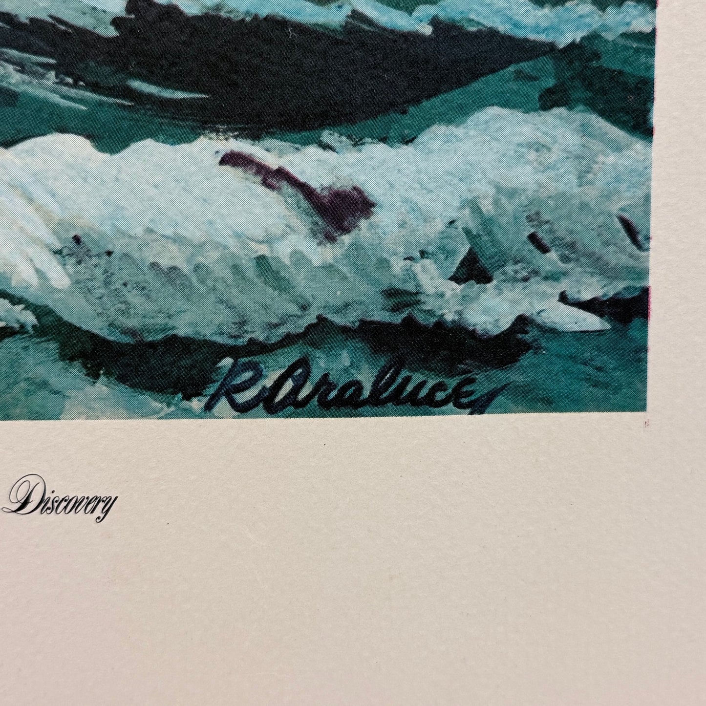 Raul Araluce Three Ships Jamestown 1607 Lithograph