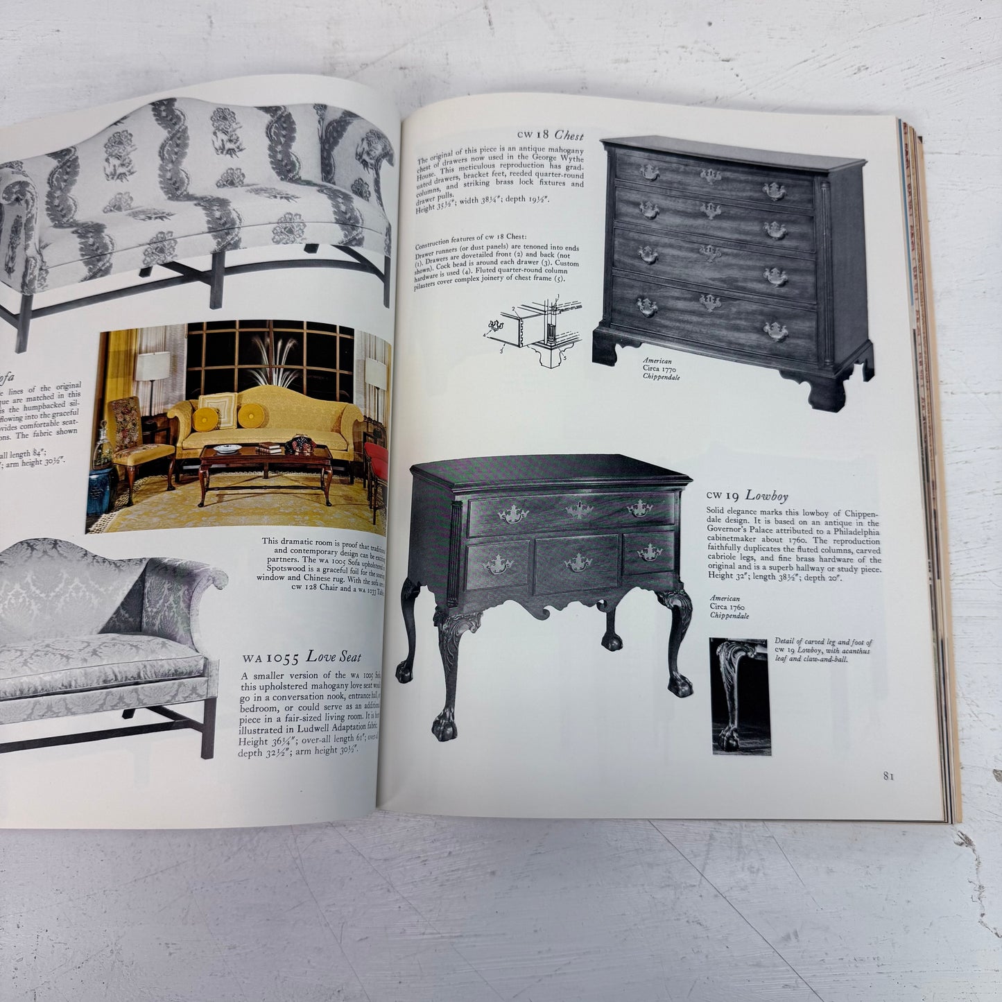 Colonial Williamsburg Restoration Reproductions Paperback, 1973