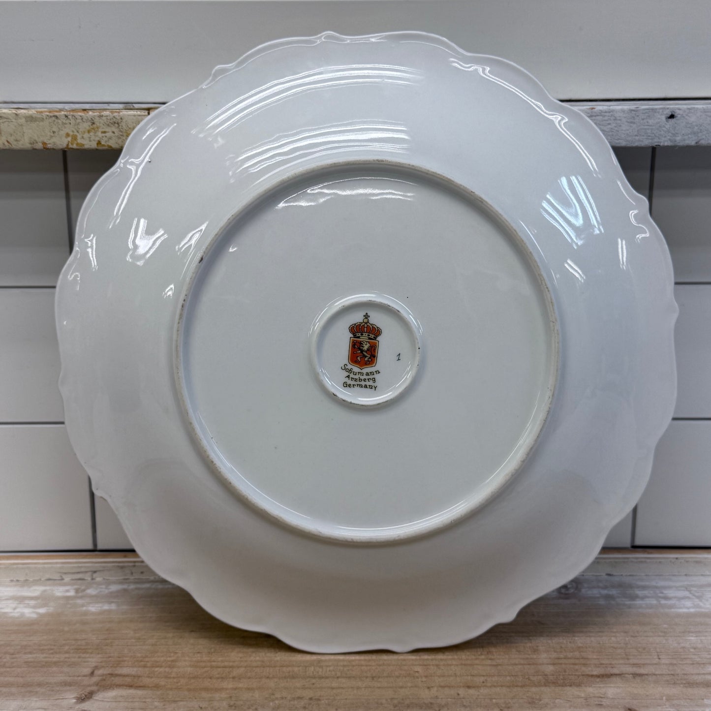 Schumann Plate, Arzberg Bavaria Gilded Porcelain