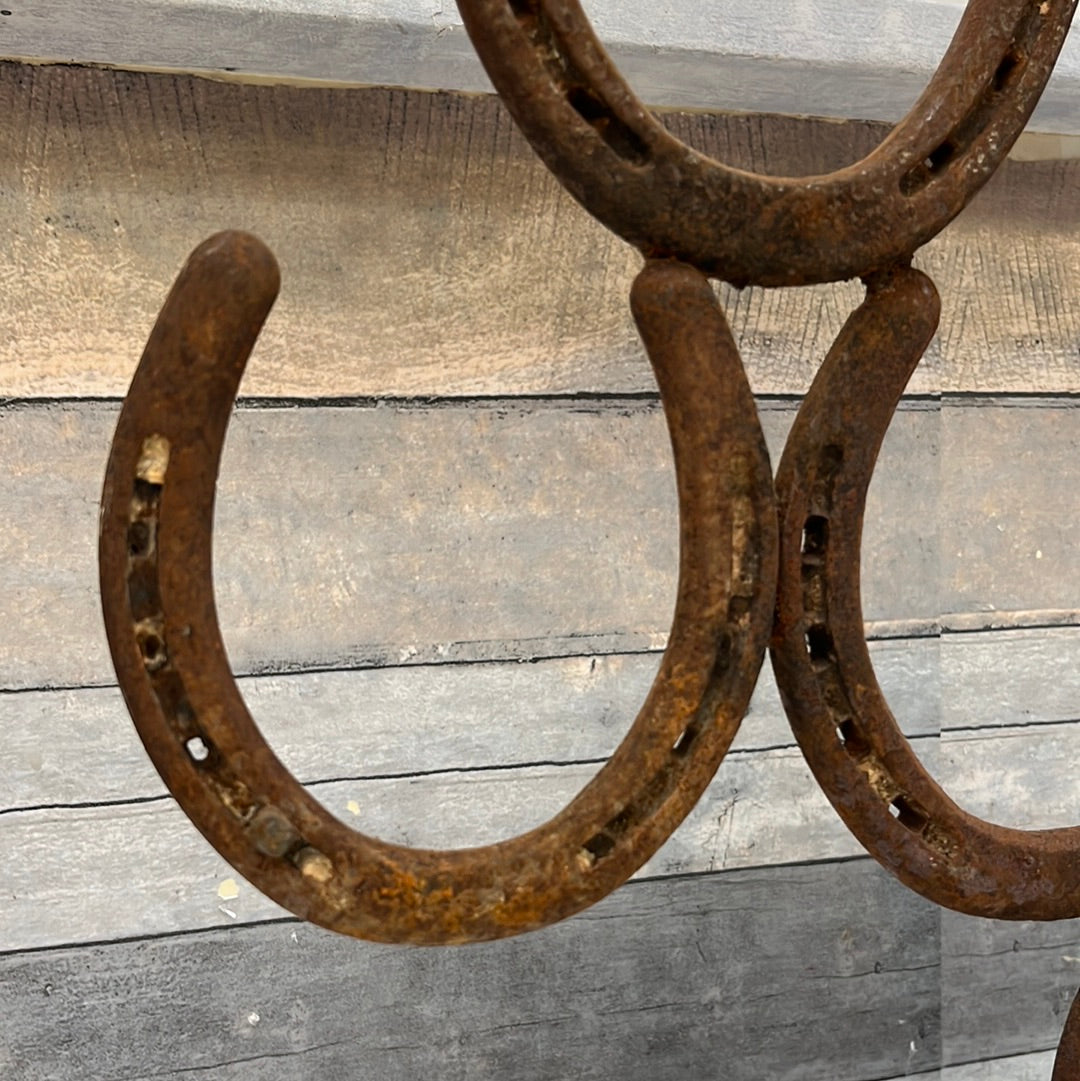 Rustic Welded Horseshoe Tree