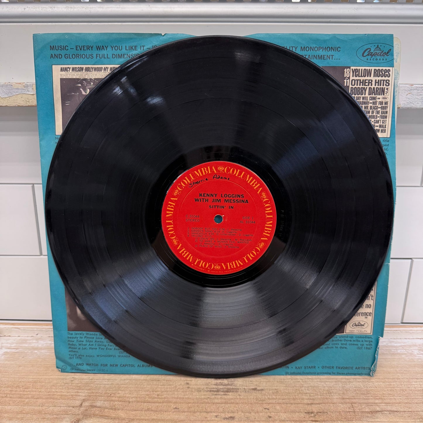 Kenny Loggins with Jim Messina Sittin’ In Vinyl LP 1971 #C31044