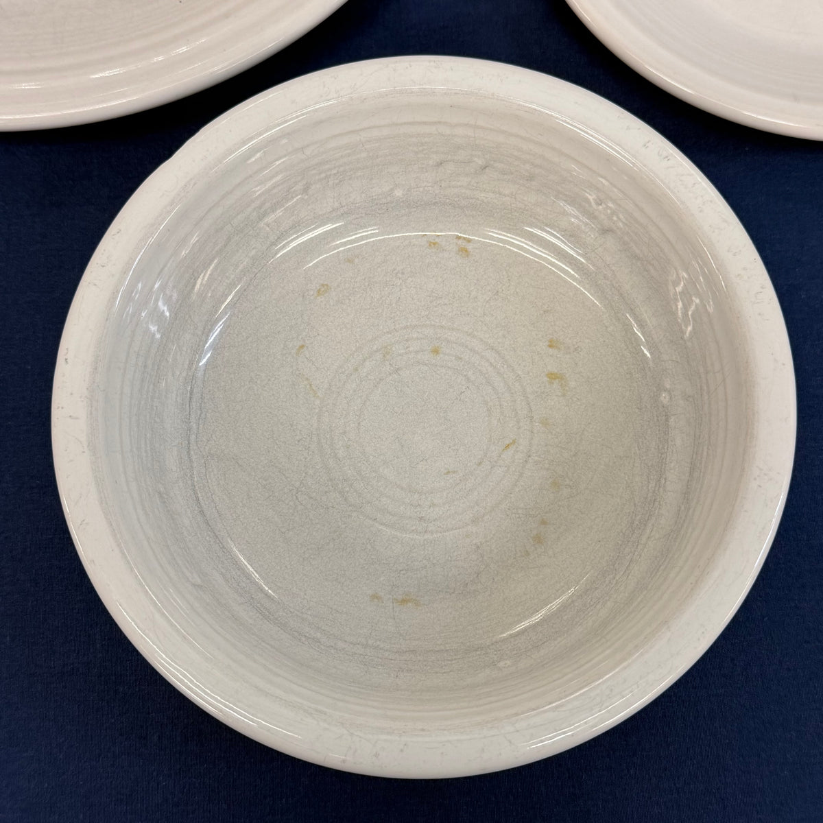 Fiesta Scarlet Peacock White Dinner Set Lot of 9