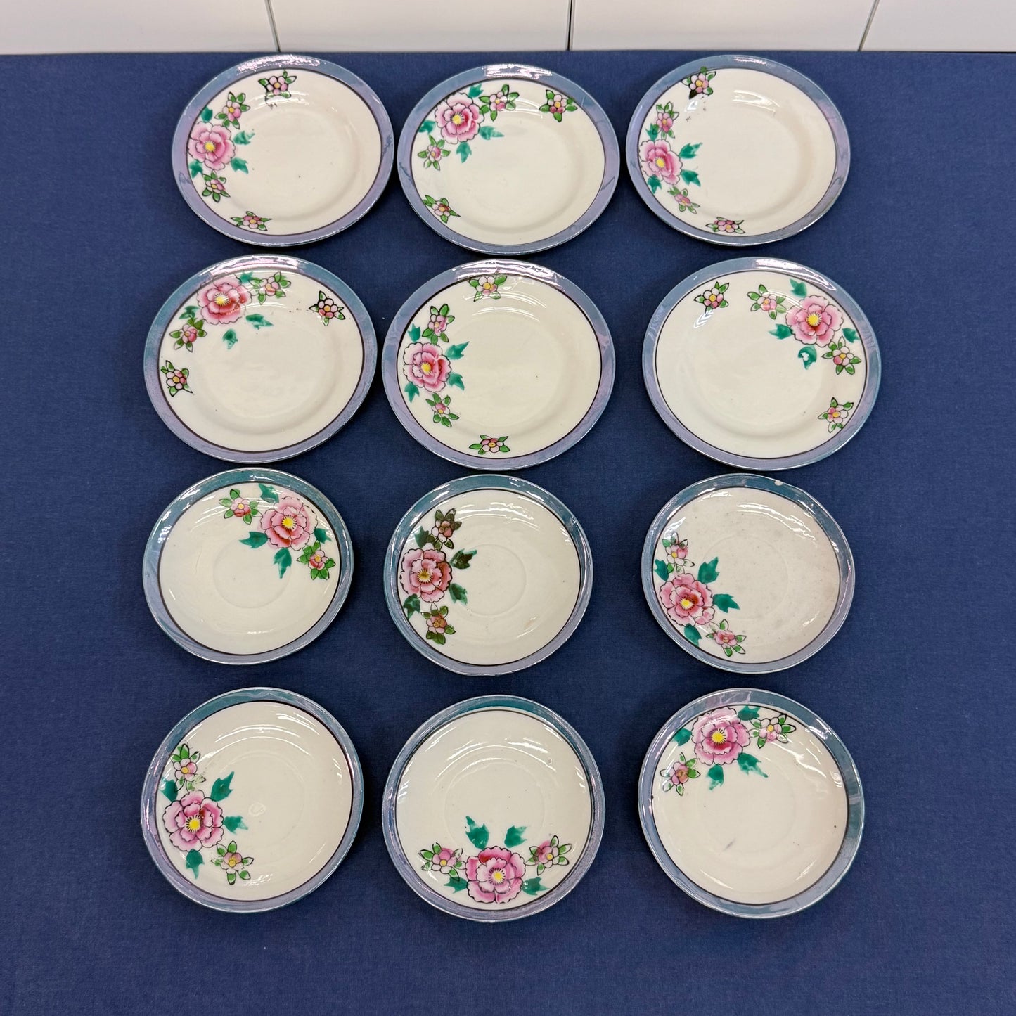 Japanese Lusterware Children's Tea Set Porcelain 22 Pieces