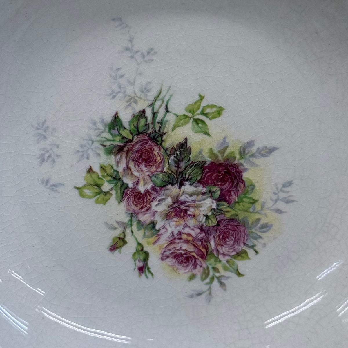 Empire Pottery Imperial China Soup Bowls Set of 4 Antique c.1890s