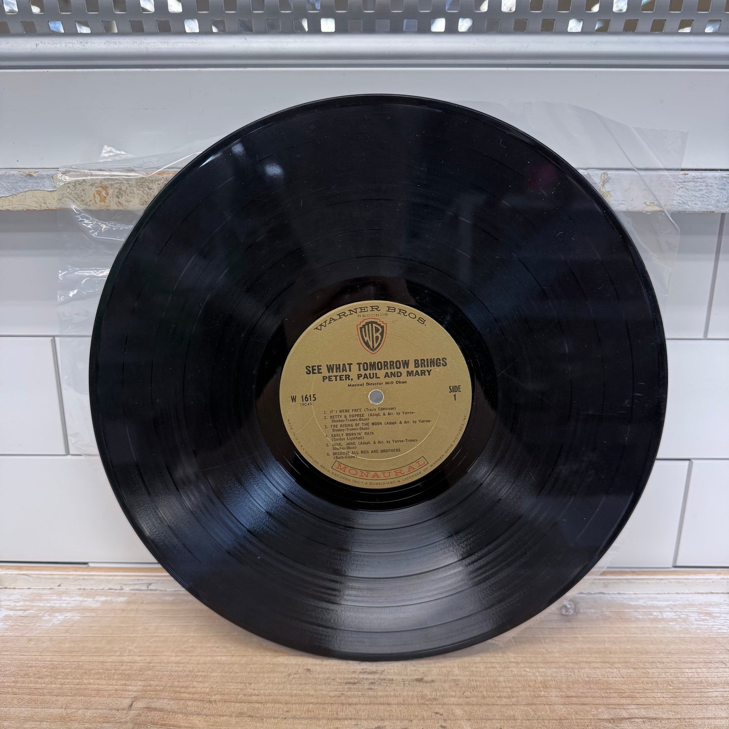 Peter Paul & Mary See What Tomorrow Brings Vinyl Record 1965
