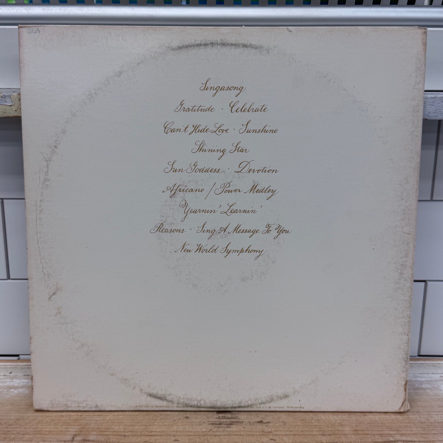 Earth Wind & Fire Gratitude Double LP 1975 #PG33694