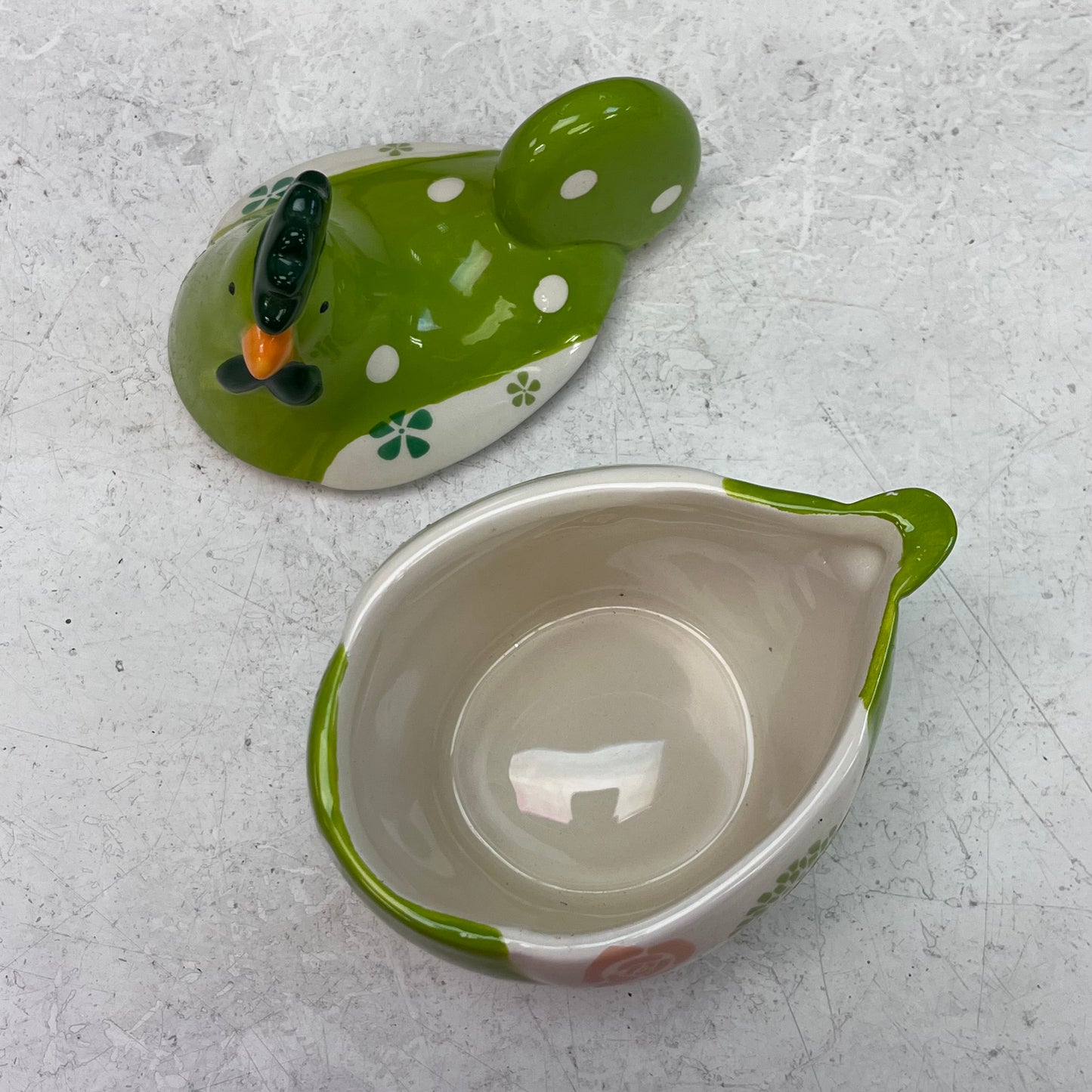 Patchwork Chicken Salt & Pepper Shaker & Jar Set