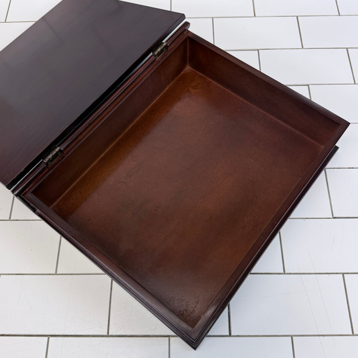 Bombay Company Wood Document Keepsake Box 1991