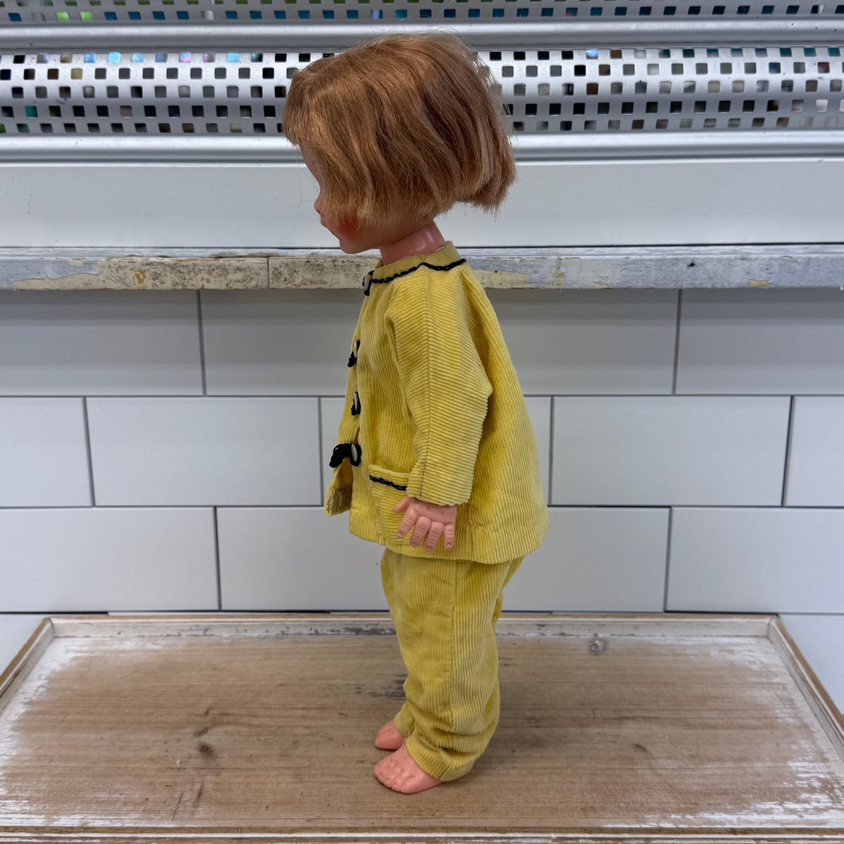 Vintage Allied Eastern AE Blonde Sleep Eye Doll 15” 1960s