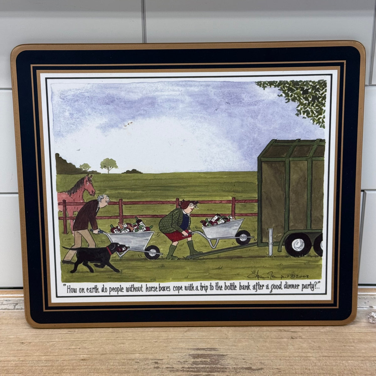 Annie Tempest Tottering-by-Gently Placemats Boxed Set of 6