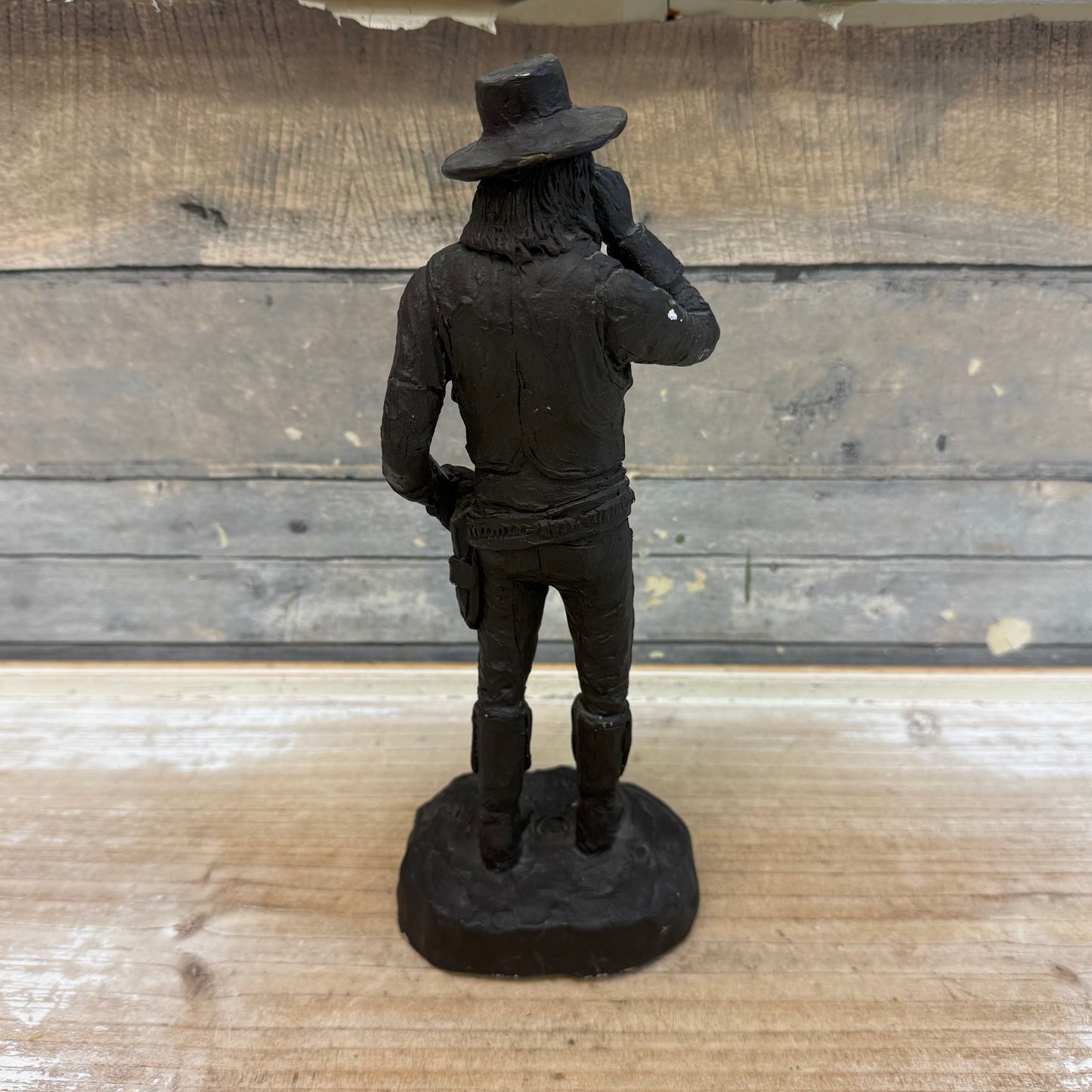 Michael Garman Wild West Shooter Figurine, Signed 1986