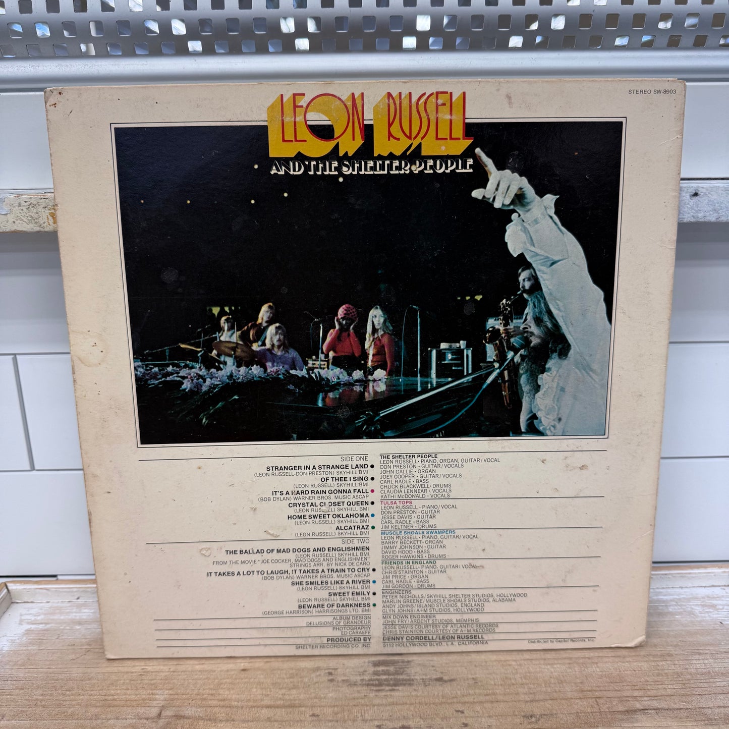Leon Russell Shelter People Vinyl LP 1971 Shelter SW-8903