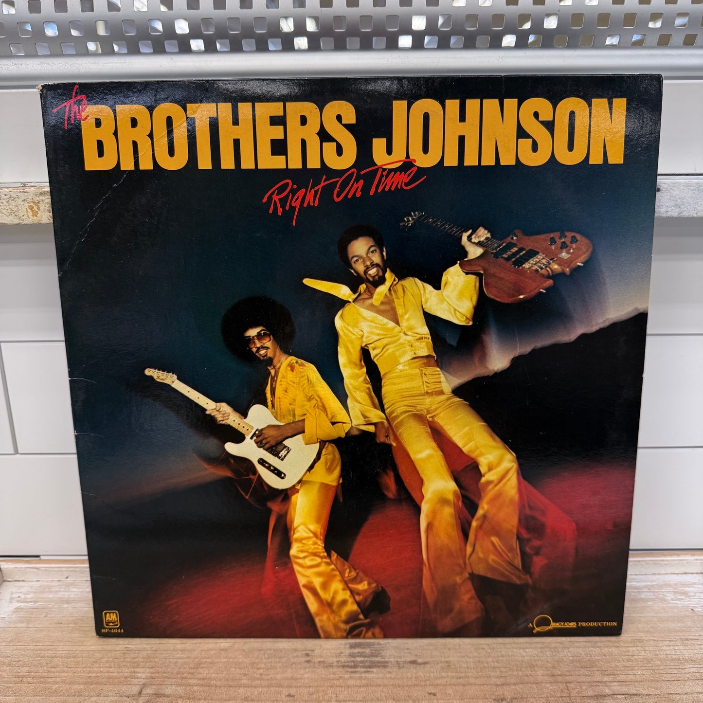 The Brothers Johnson Right on Time Vinyl Record 1977 #SP-4644