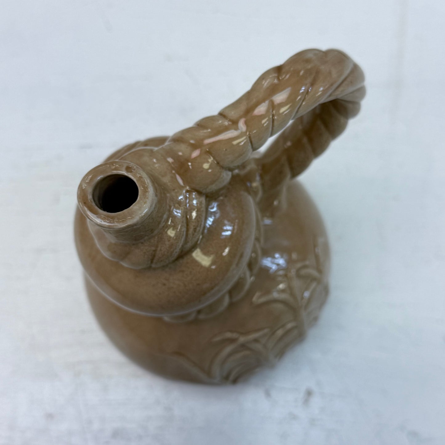 Ypióca Aguardente de Cana stoneware decanter, 1970s