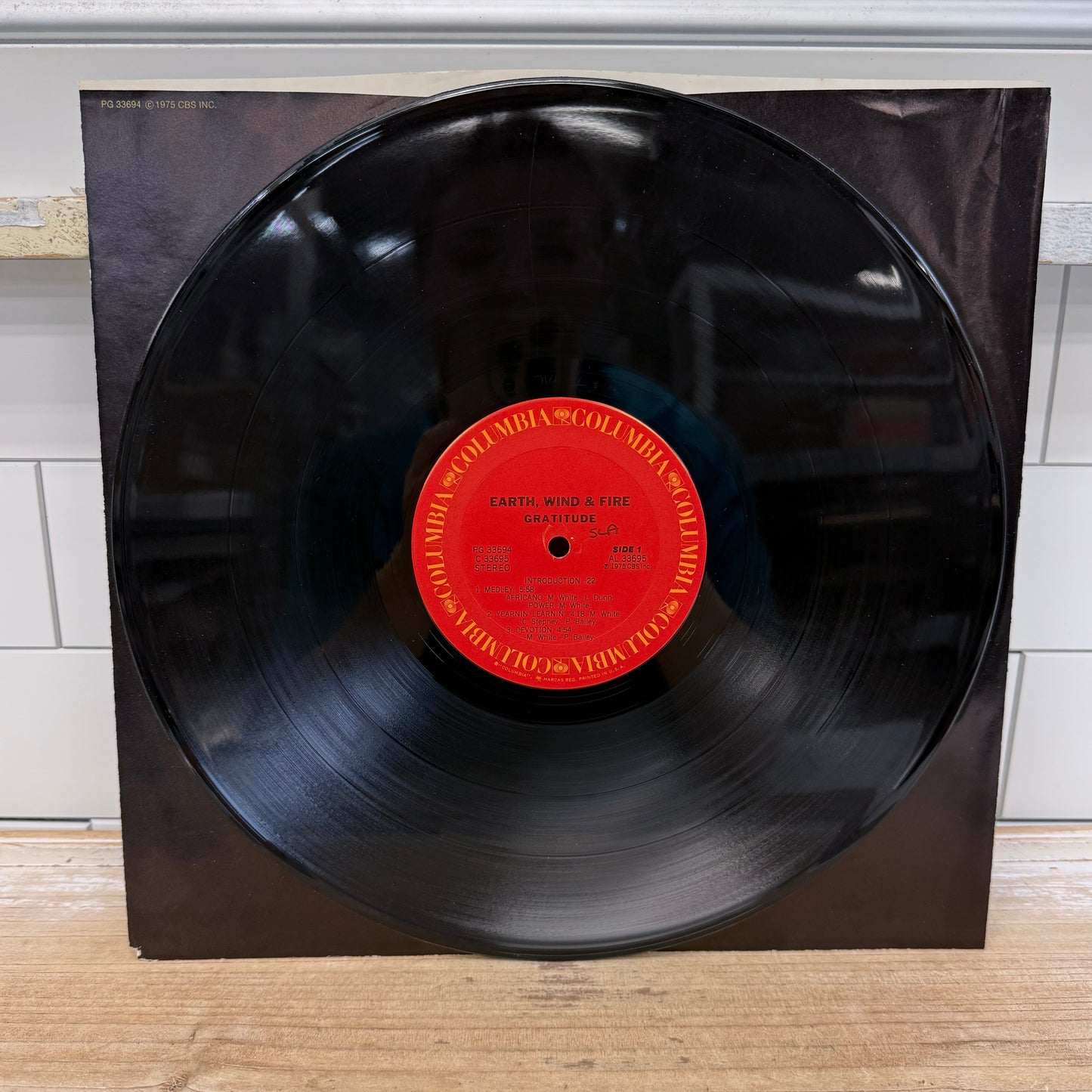 Earth Wind & Fire Gratitude Double LP 1975 #PG33694