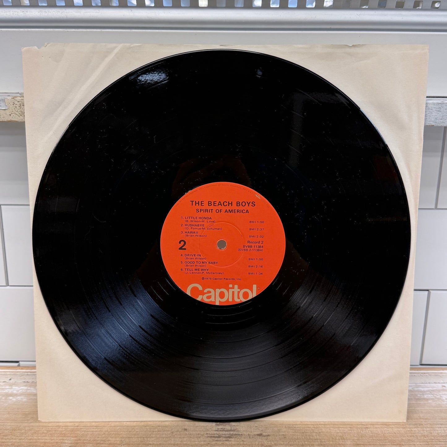 The Beach Boys Spirit of America Double LP 1975 #SVBB-11384
