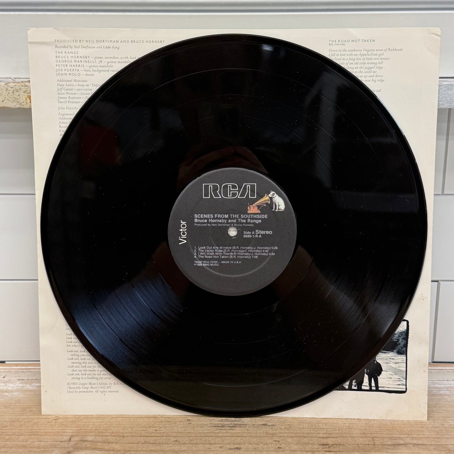 Bruce Hornsby Scenes from the Southside Vinyl 1988 #6686-1-R