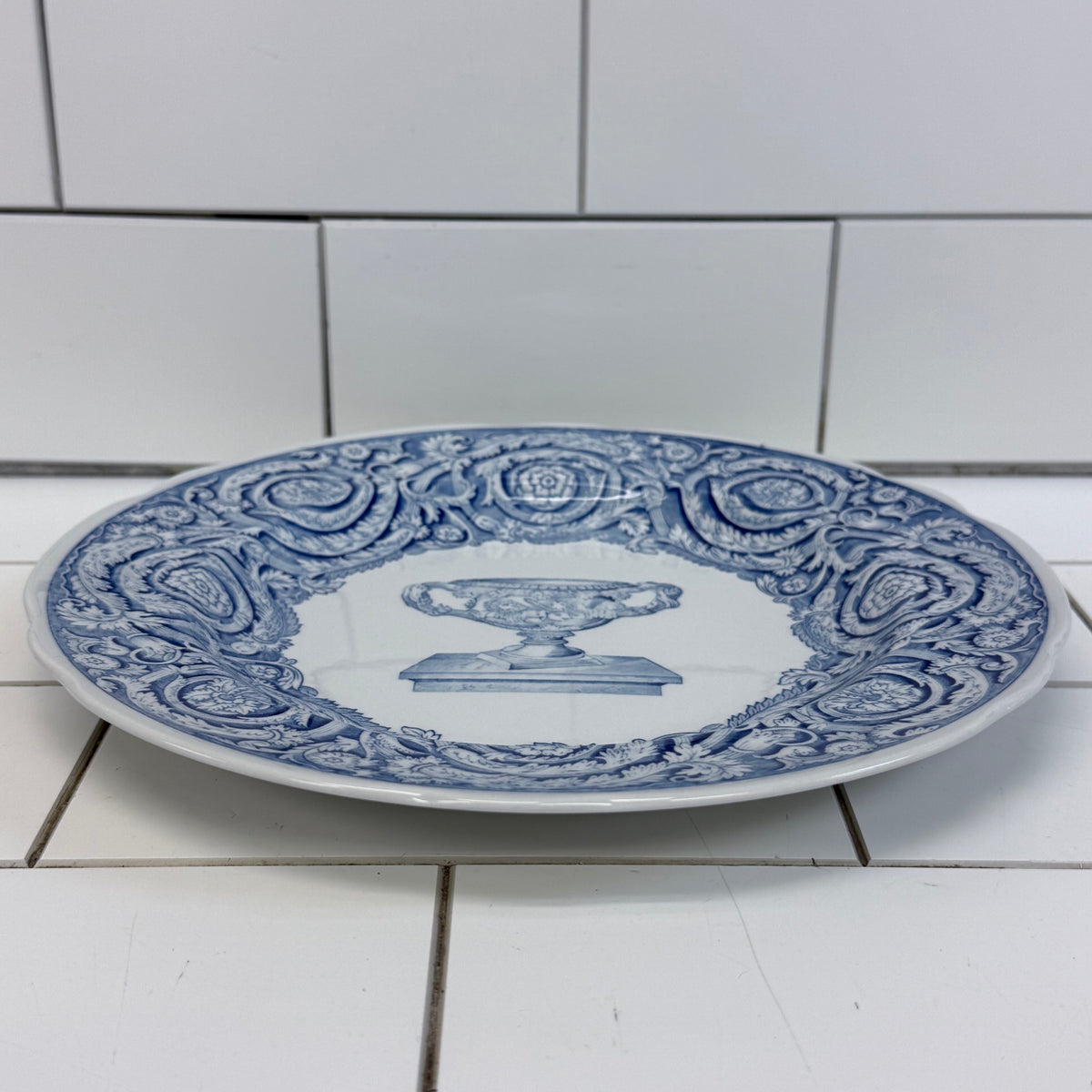 Spode Blue Room Warwick Vase Blue and White Plate England