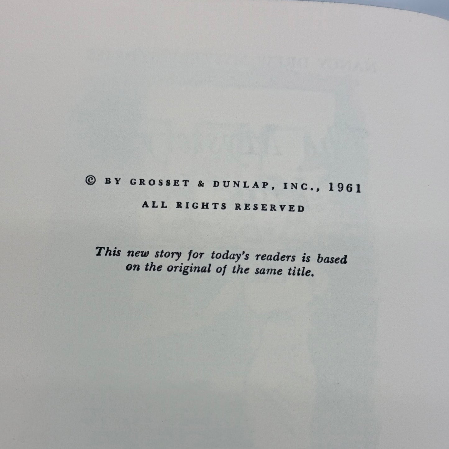 Vintage Nancy Drew Books Set of 6 By Carolyn Keene