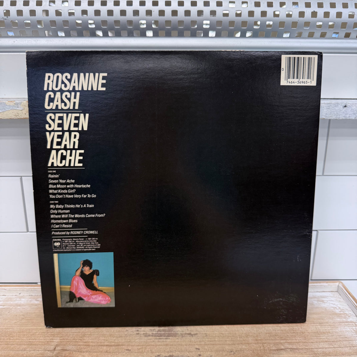 Rosanne Cash Seven Year Ache Vinyl LP 1981 -- JC 36965