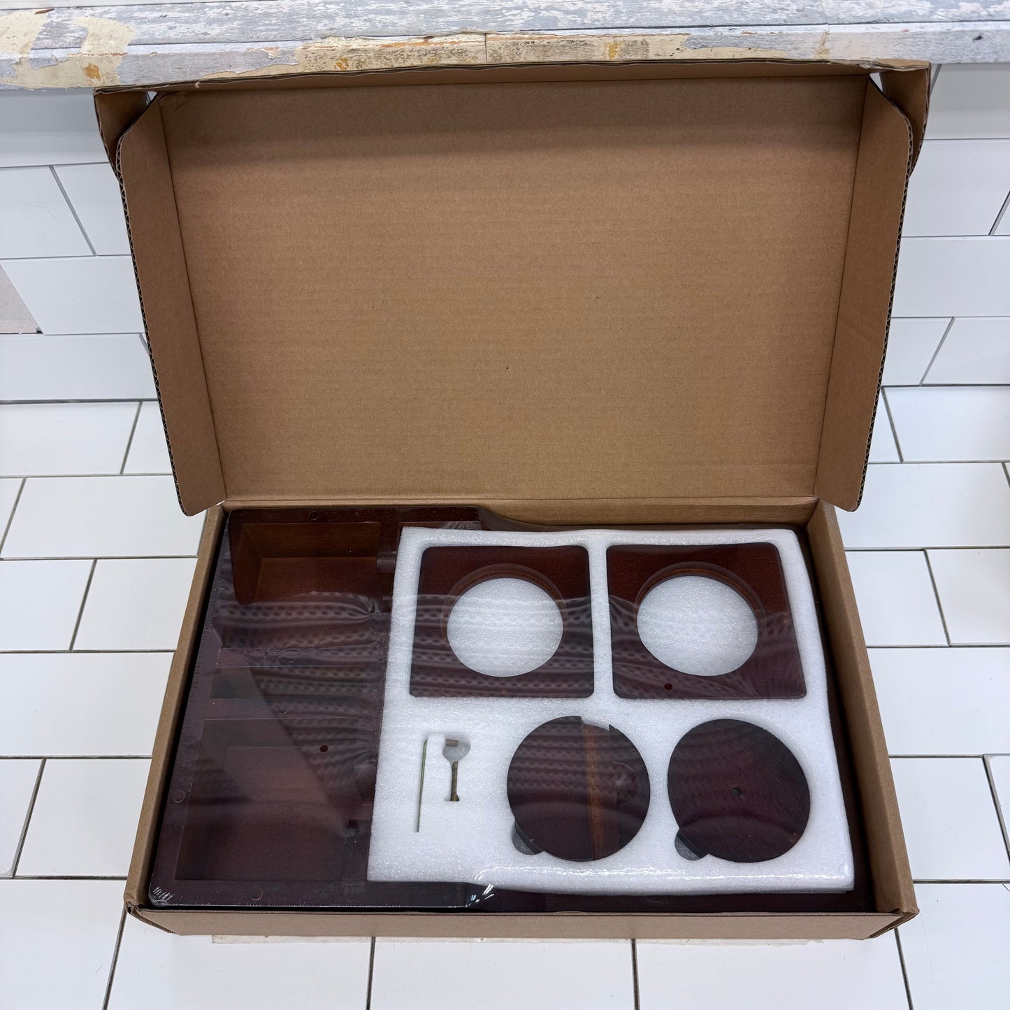 Bamtray Bamboo Couch Cup Holder New in Box