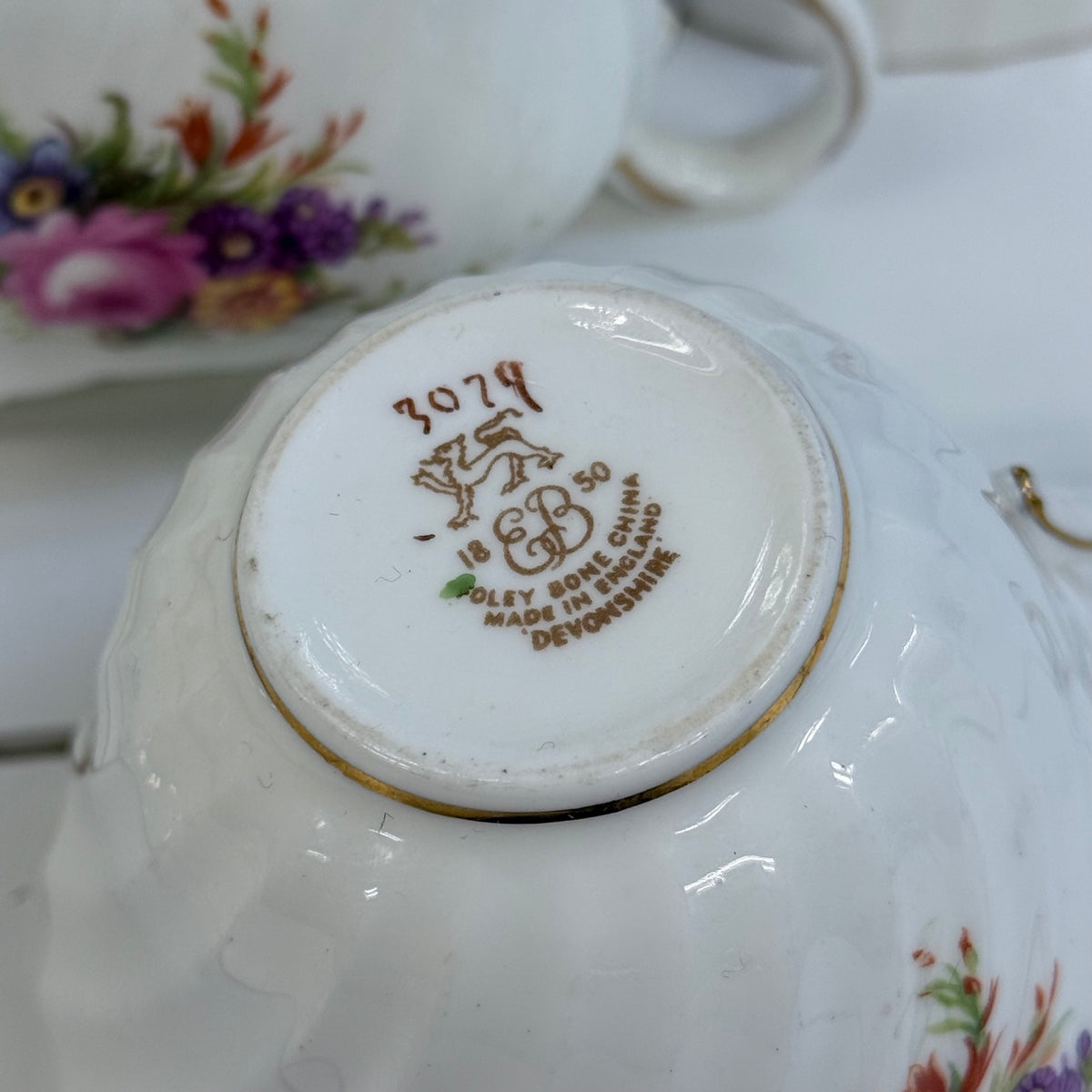 E.B. Foley Devonshire Bone China Tea Set English Country