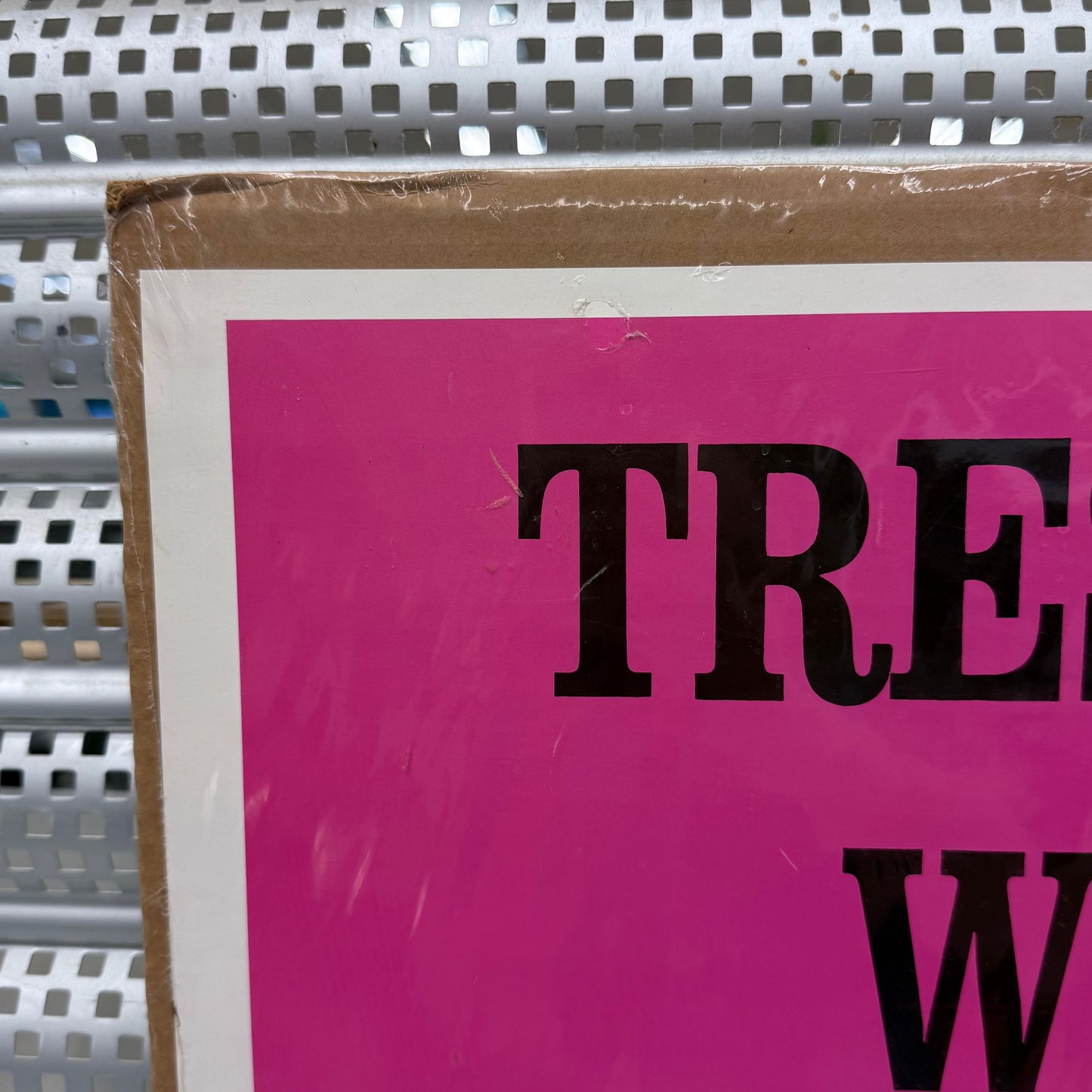 Rare Ed Shickell Saber Tooth Tiger Poster Print, 1972