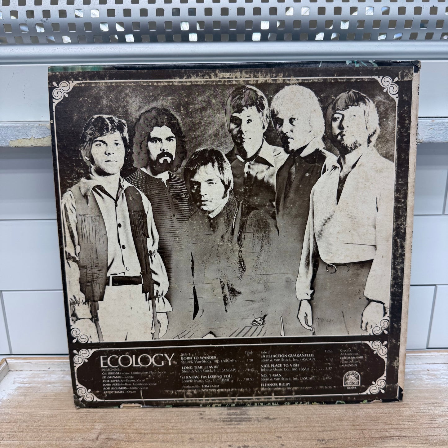 Rare Earth Ecology Psychedelic Rock Vinyl Record 1970 #RS-514