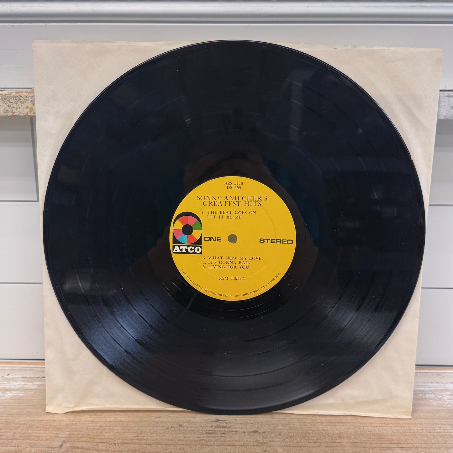 Sonny & Cher Greatest Hits Double Vinyl Record 1967