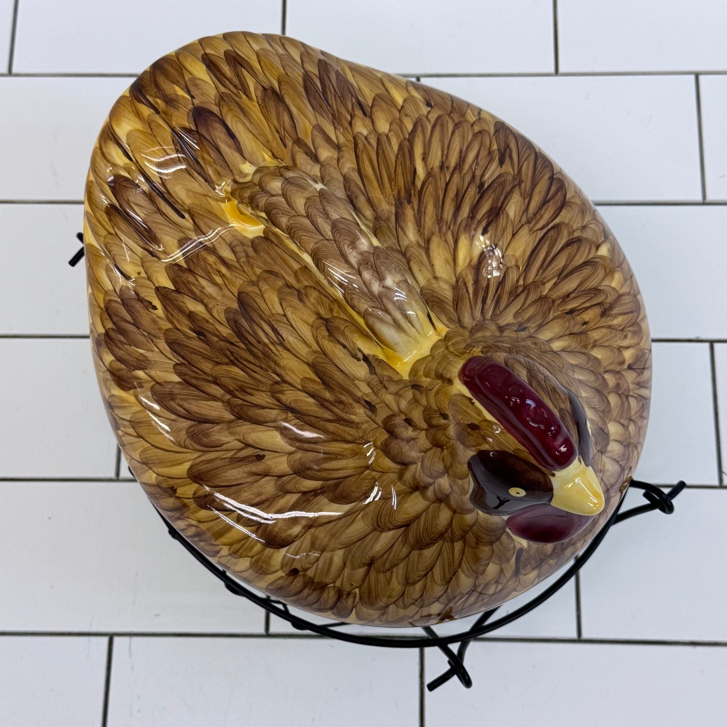 Temp-tations Toscana Chicken Casserole Dish with Metal Basket