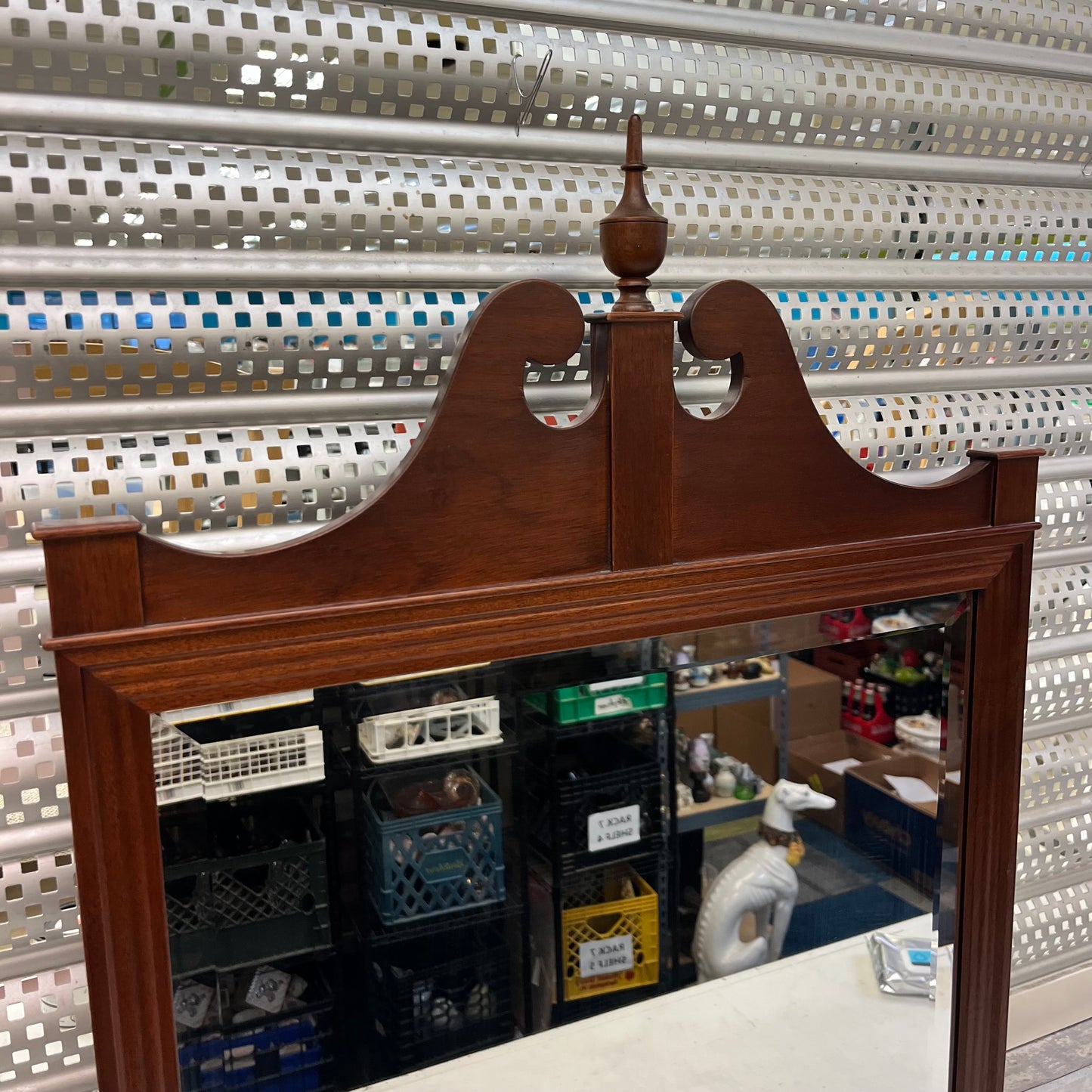Suter’s Reproductions Chippendale Style Mahogany Mirror
