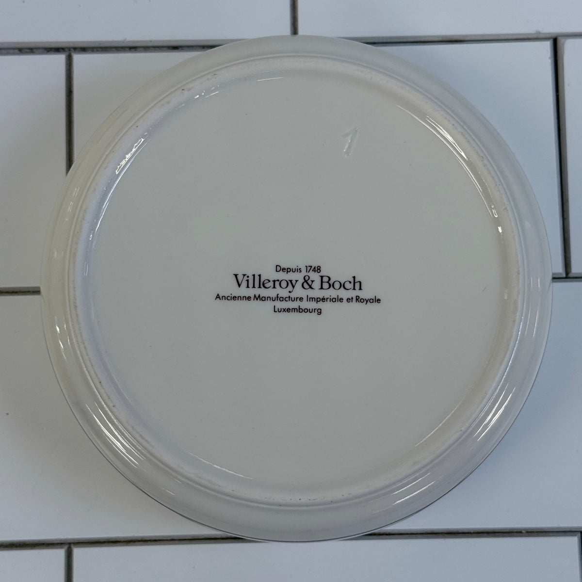 Villeroy & Boch Bird Porcelain Covered Dish Vintage
