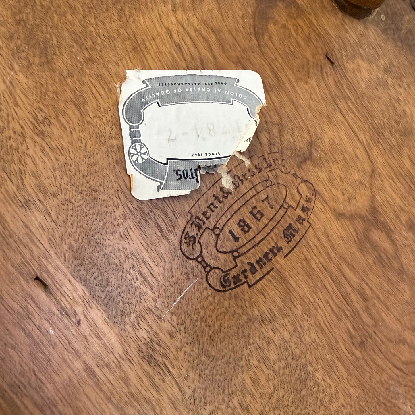 S. Bent & Bros Windsor Rocking Chair Vintage 1960s