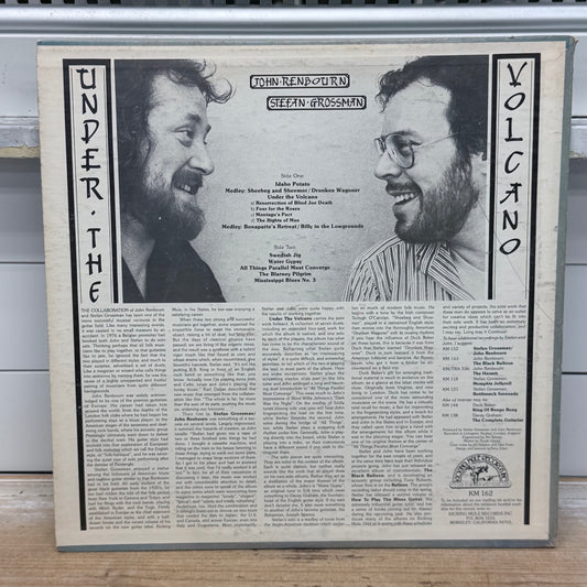 John Renbourn & Stefan Grossman Under the Volcano LP 1st Pressing 1979 KM162
