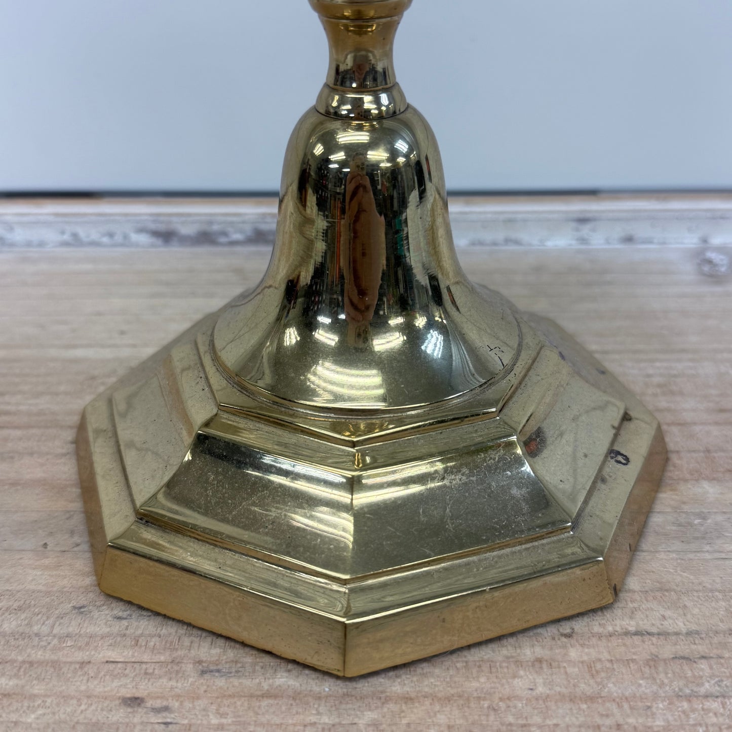 Brass Candlestick Holders Assorted Set of 5 Decor
