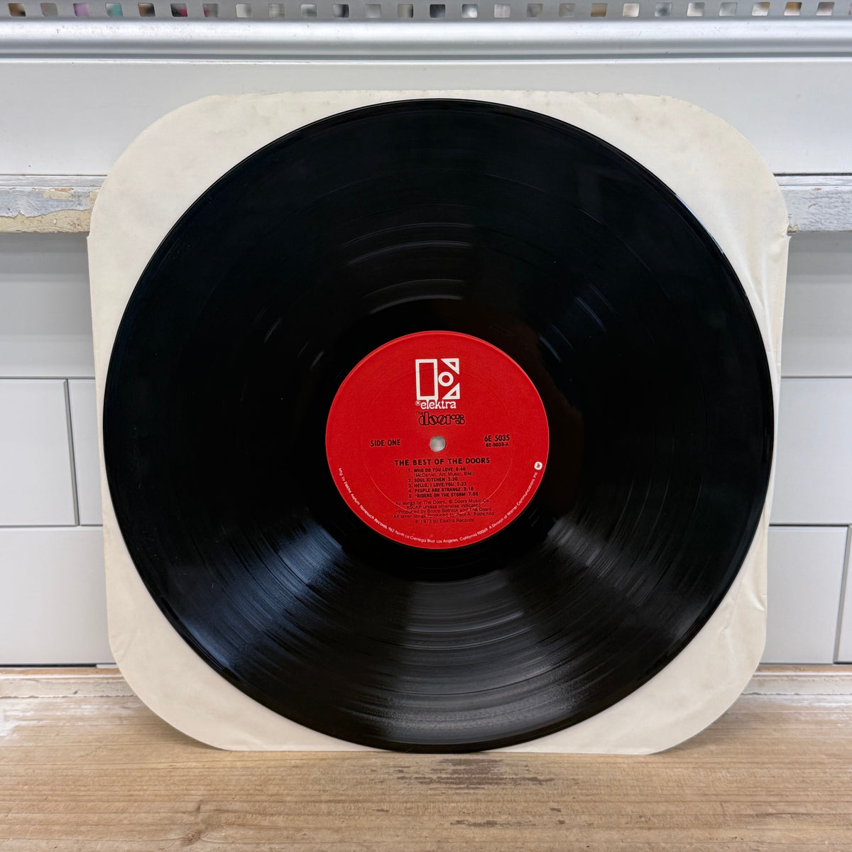 The Doors Best of the Doors Vinyl Record, 1980 – Elektra 6E-5035 LP