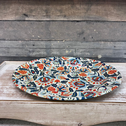 Nevco Floral Metal Tray