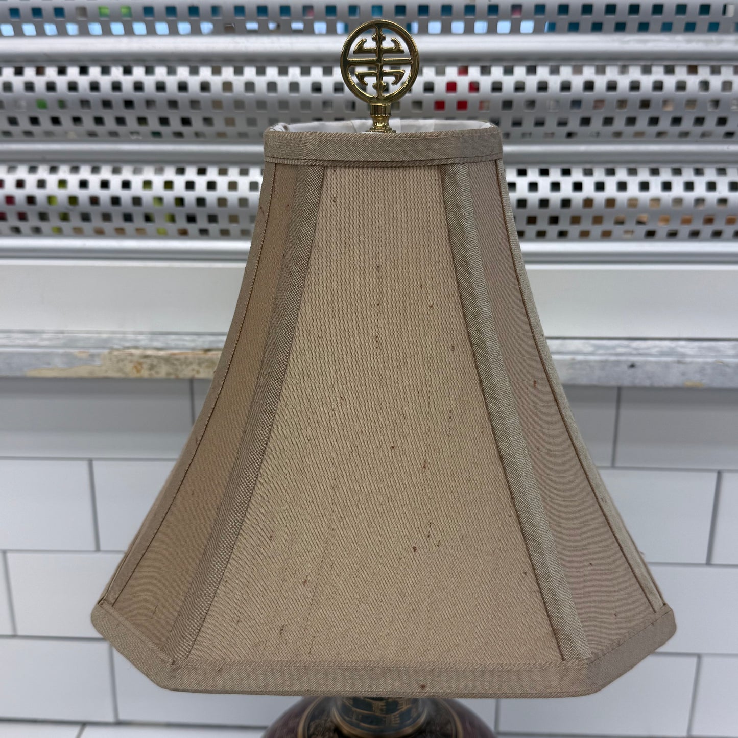 Chinoiserie Table Lamp Mid Century Hollywood Regency