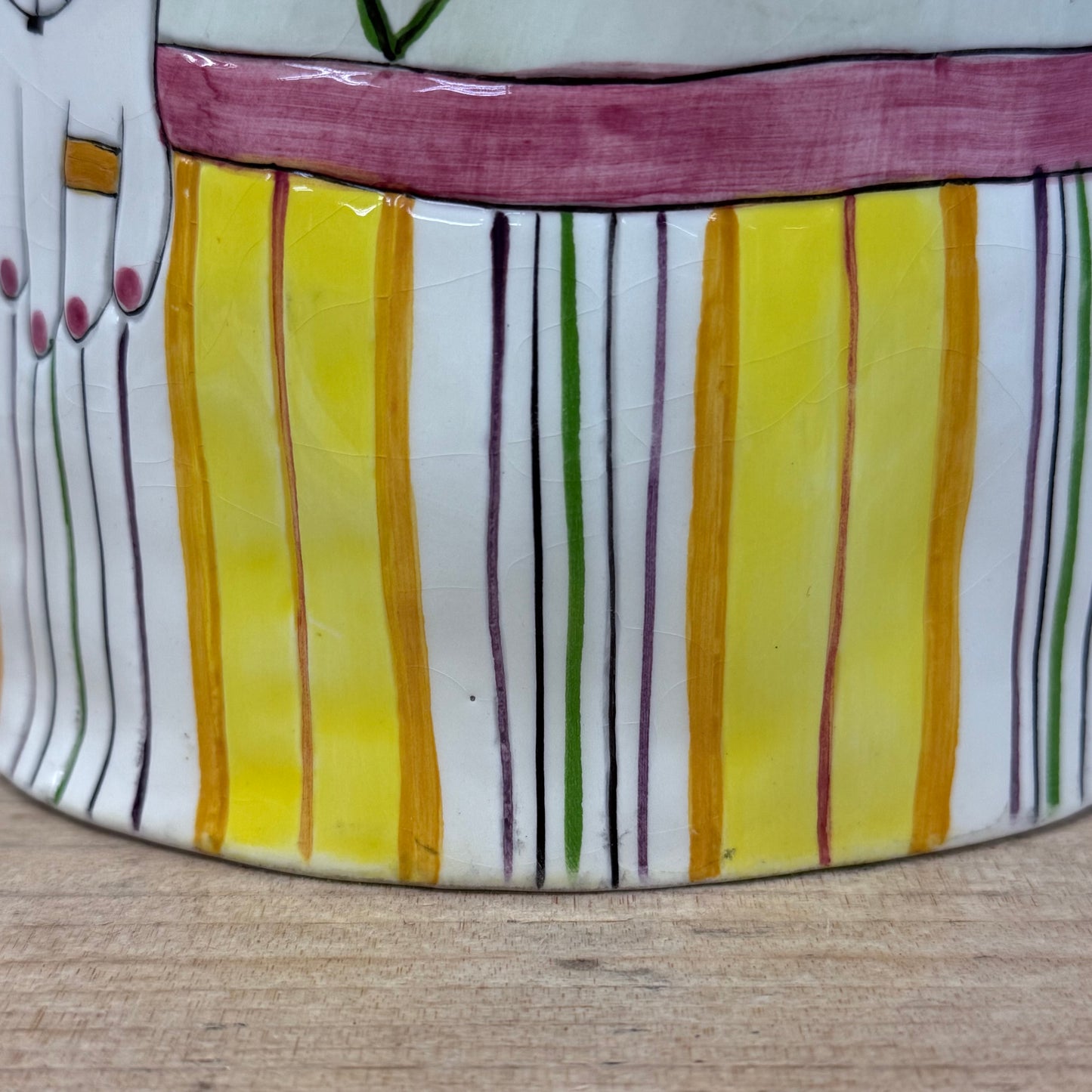 Susan Paley Laura Bella Casa Figural Ceramic Cookie Jar