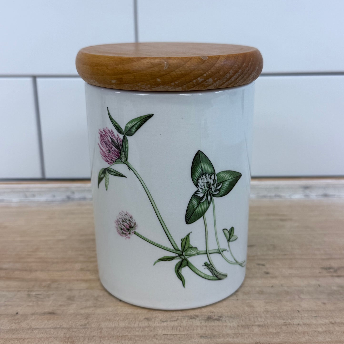 Portmeirion Queen’s Hidden Garden Canister England 1990s