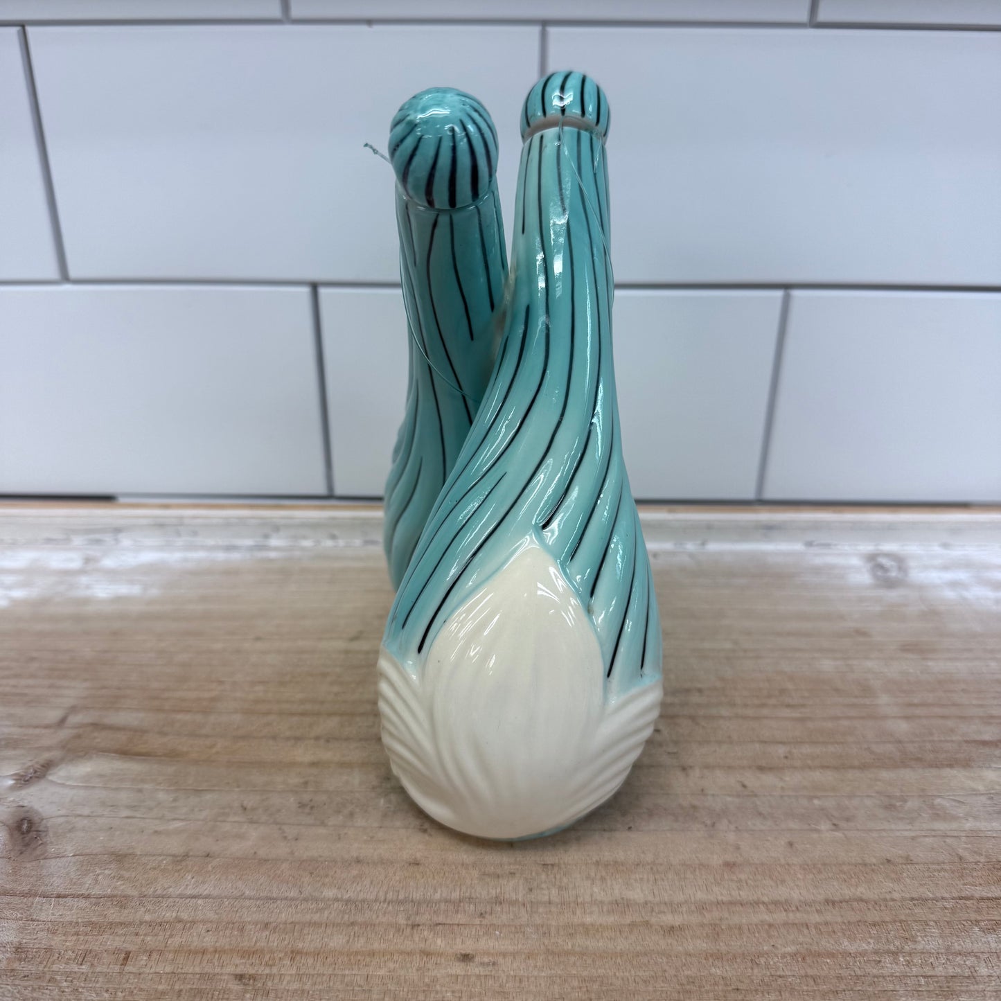 Oil & Vinegar Cruet, Mid-Century Ceramic