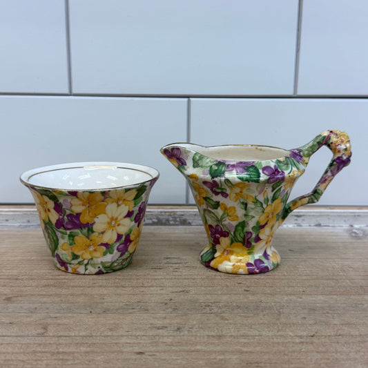 James Kent Primula Chintz Porcelain Set of 4