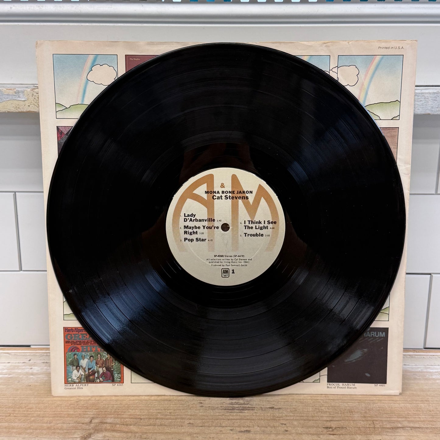 Cat Stevens Mona Bone Jakon Vinyl Record LP 1970 SP-4260
