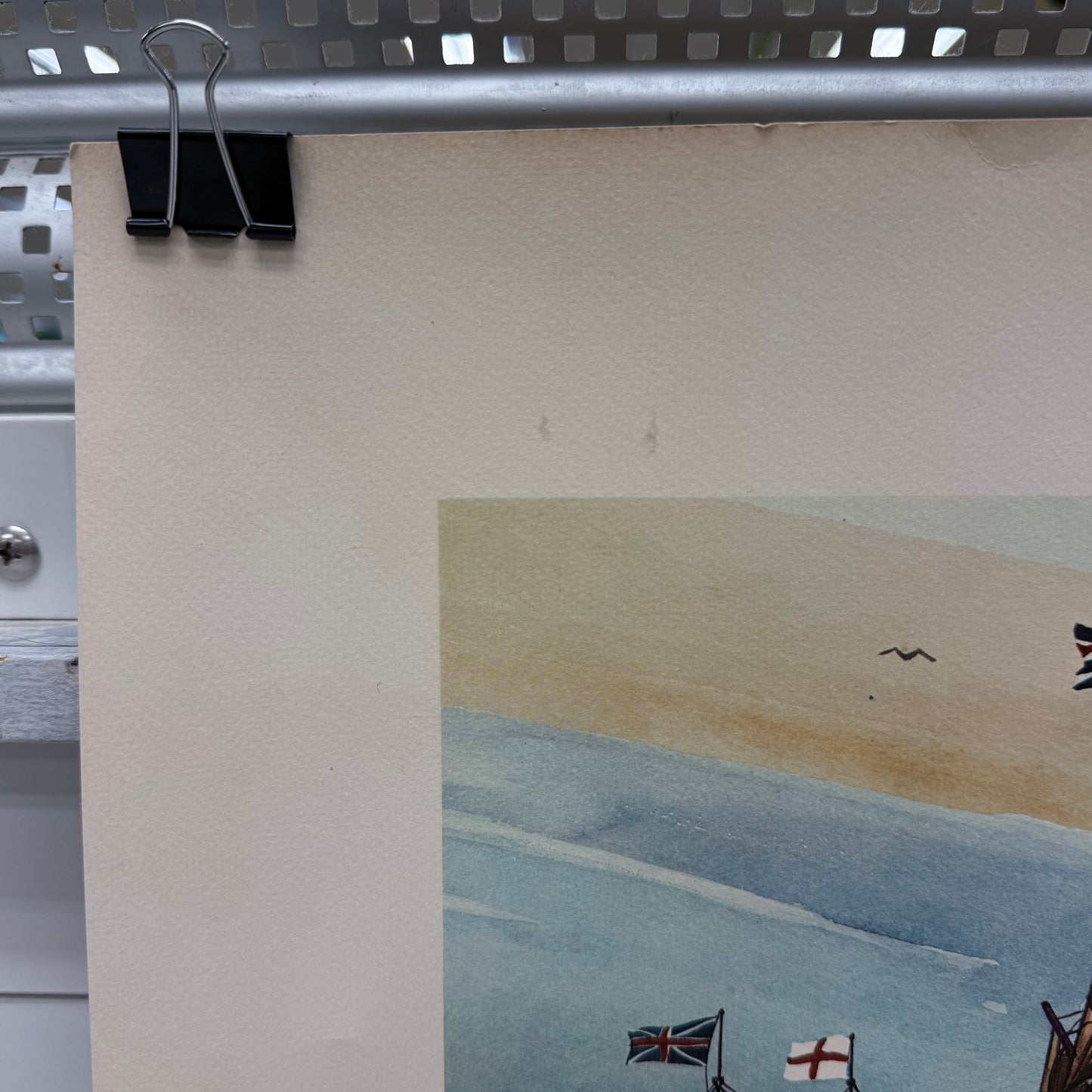 Raul Araluce Three Ships Jamestown 1607 Lithograph